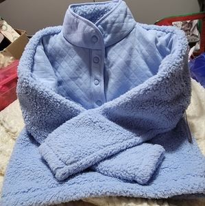 Girls faux fur pullover